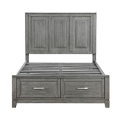 1450F-1* (3) Full Platform Bed with Footboard Storage - 1450F-1*