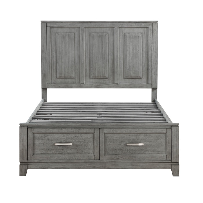 1450F-1* (3) Full Platform Bed with Footboard Storage - 1450F-1*