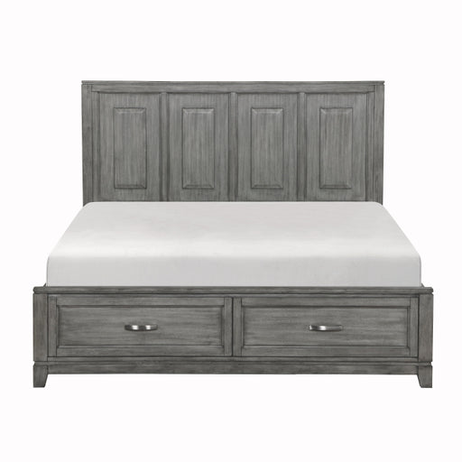 1450K-1CK* (3) California King Platform Bed with Footboard Storage - 1450K-1CK*