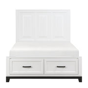 1450WHF-1* (3) Full Platform Bed with Footboard Storage - 1450WHF-1*