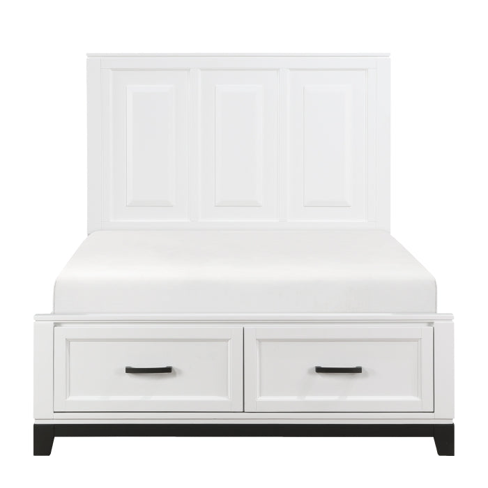 1450WHF-1* (3) Full Platform Bed with Footboard Storage - 1450WHF-1*