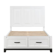 1450WHF-1* (3) Full Platform Bed with Footboard Storage - 1450WHF-1*