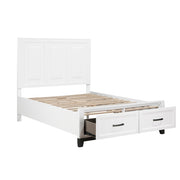 1450WHF-1* (3) Full Platform Bed with Footboard Storage - 1450WHF-1*