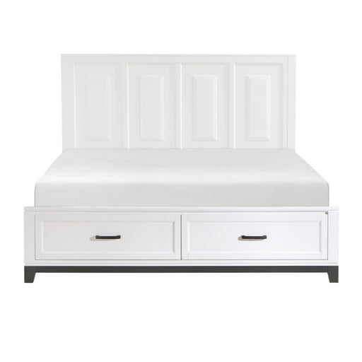 1450WHK-1EK* (3) Eastern King Platform Bed with Footboard Storage - 1450WHK-1EK*