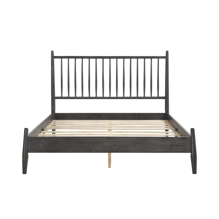1490GY-1 Queen Platform Bed - 1490GY-1