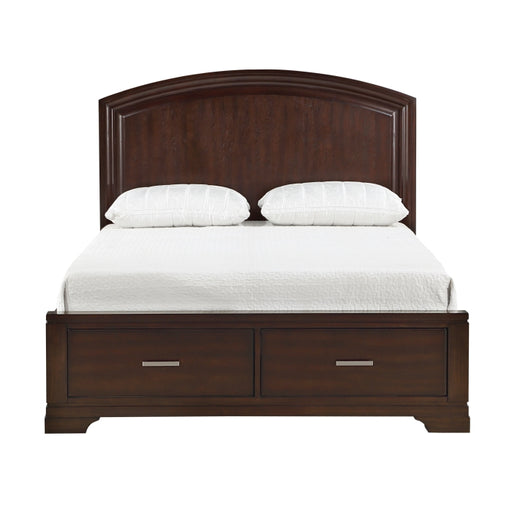 1520CH-1* (3) Queen Platform Bed with Footboard Storage - 1520CH-1*
