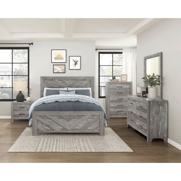 1534NPGY-1 Queen Bed - 1534NPGY-1