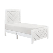 1534NPWHT-1 Twin Bed - 1534NPWHT-1