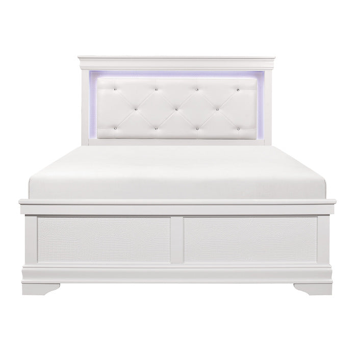 1556WF-1* (2) Full Bed with LED Lighting - 1556WF-1*