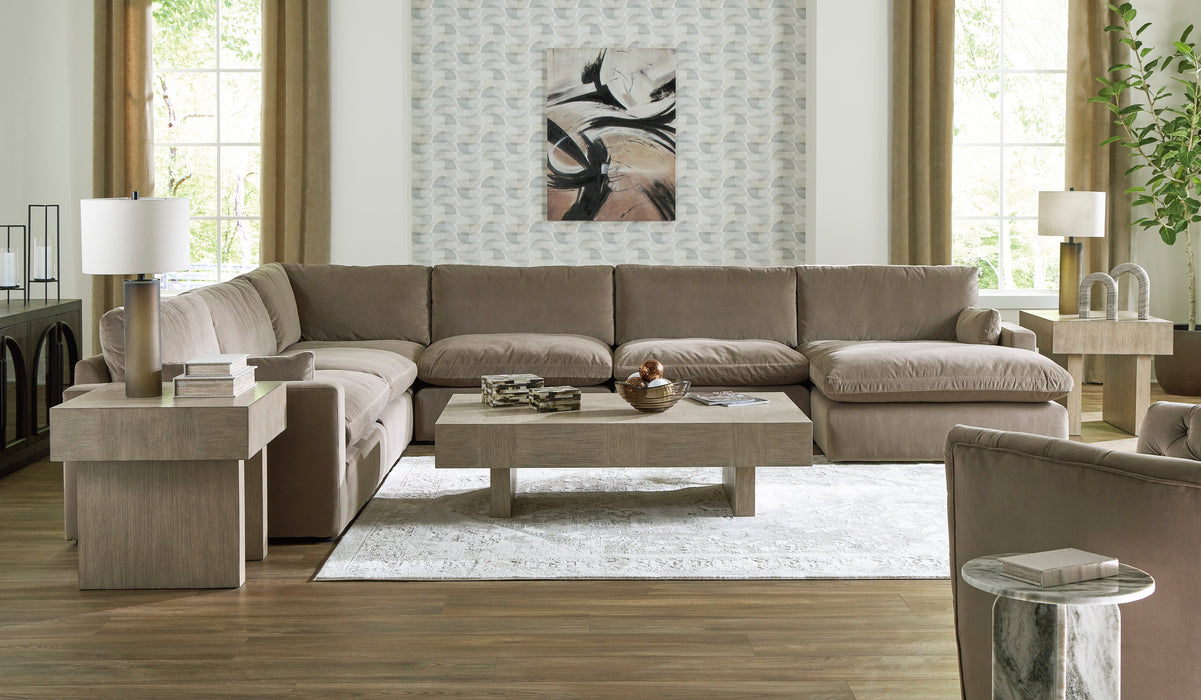Sophie Cocoa RAF 6-Piece Sectional with Chaise
