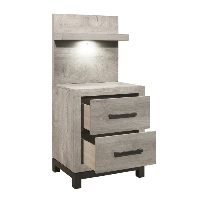 1577-4P* (2) Night Stand with Wall Panel - 1577-4P*