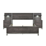 1577DGF-1*WB 5pc Set Full Wall Bed (FB+2NS+2NS-P) - 1577DGF-1*WB