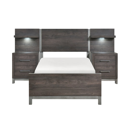 1577DGT-1*WB 5pc Set Twin Wall Bed (TB+2NS+2NS-P) - 1577DGT-1*WB