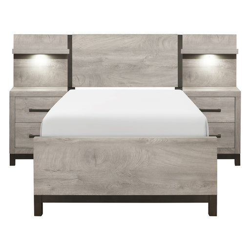 1577T-1*WB 5pc Set Twin Wall Bed (TB+2NS+2NS-P) - 1577T-1*WB