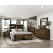 1592-1* (3) Queen Platform Bed with Footboard Storage - 1592-1*