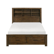 1592-1*WB (5) 5pc Set Queen Wall Platform Bed (QB+2NS+2NS-P) - 1592-1*WB