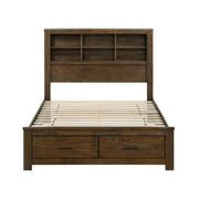 1592-1*WB (5) 5pc Set Queen Wall Platform Bed (QB+2NS+2NS-P) - 1592-1*WB