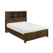 1592-1*WB (5) 5pc Set Queen Wall Platform Bed (QB+2NS+2NS-P) - 1592-1*WB