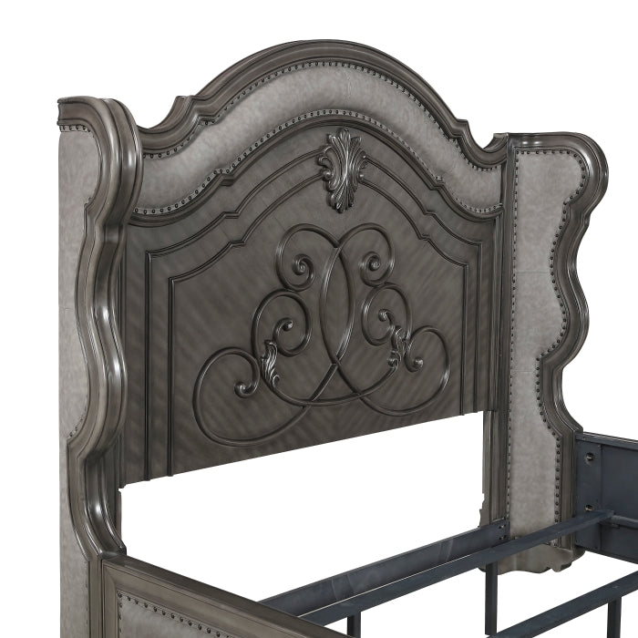 1603GY-1* (3) Queen Bed - 1603GY-1*
