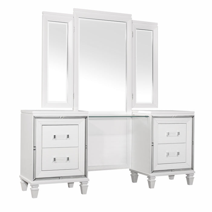 1616W-15* (3) Dressing Table with Mirror - 1616W-15*
