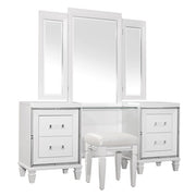 1616W-15* (3) Dressing Table with Mirror - 1616W-15*