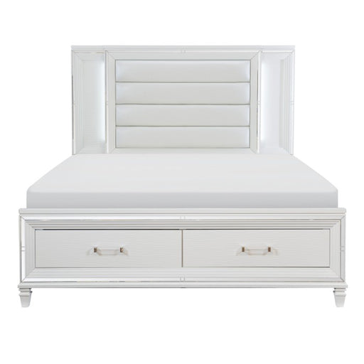 1616WK-1EK* (3) Eastern King Platform Bed with LED Lighting and Footboard Storage - 1616WK-1EK*