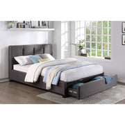 1632GH-1DW* (4) Queen Platform Bed with Storage Footboard - 1632GH-1DW*