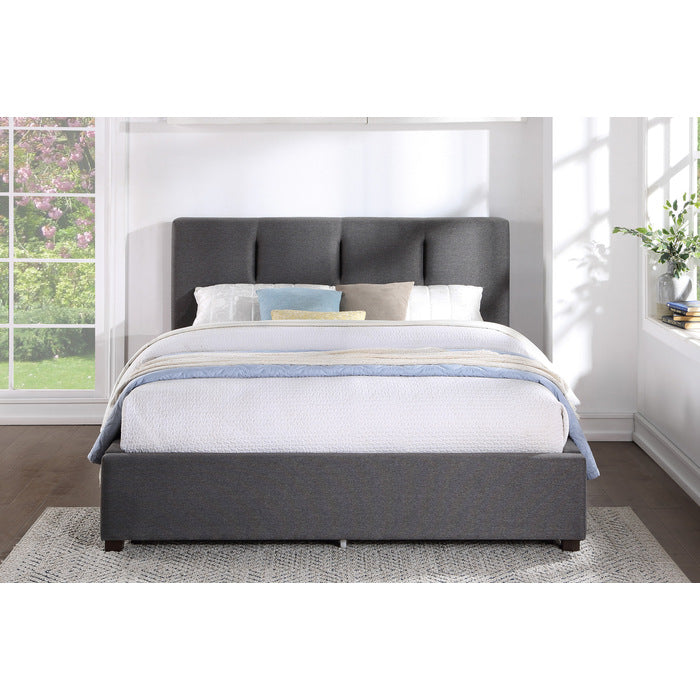 1632GHF-1DW* (4) Full Platform Bed with Storage Footboard - 1632GHF-1DW*