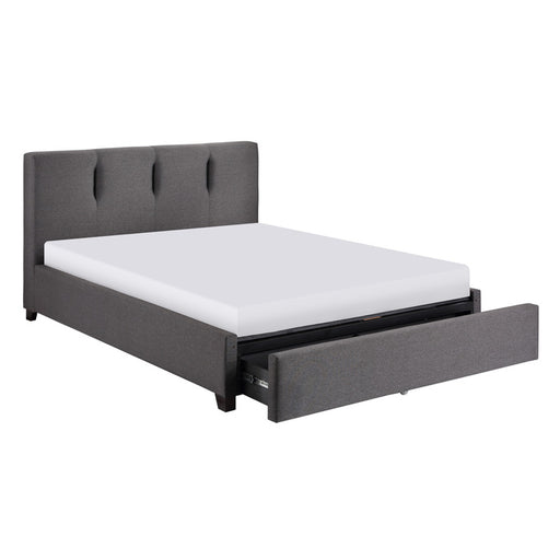 1632GHK-1EKDW* (4) Eastern King Platform Bed with Storage Footboard - 1632GHK-1EKDW*