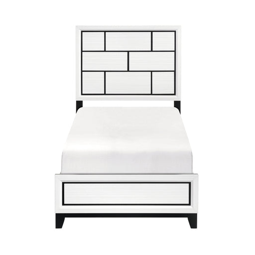 1645WHT-1* (2) Twin Bed - 1645WHT-1*