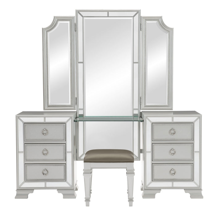 1646-15* (3)Vanity Dresser with Mirror - 1646-15*