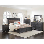 1647-1* (3)Queen Platform Bed with Footboard Storage - 1647-1*