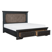 1647K-1EK* (3)Eastern King Platform Bed with Footboard Storage - 1647K-1EK*