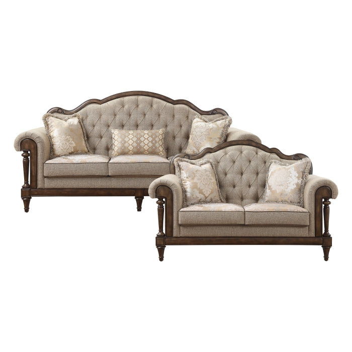 16829*2 2pc Set: Sofa, Love - 16829*2