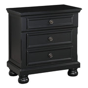 1714BK-4 Night Stand, Hidden Drawer - 1714BK-4