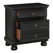 1714BK-4 Night Stand, Hidden Drawer - 1714BK-4