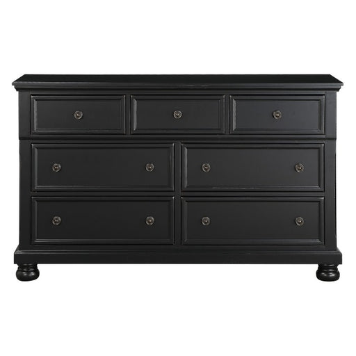 1714BK-5 Dresser, Hidden Drawer - 1714BK-5