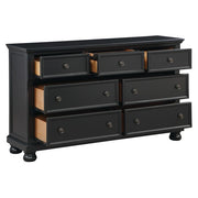 1714BK-5 Dresser, Hidden Drawer - 1714BK-5