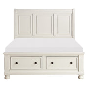 1714KW-1EK* (3)Eastern King Sleigh Platform Bed with Footboard Storage - 1714KW-1EK*