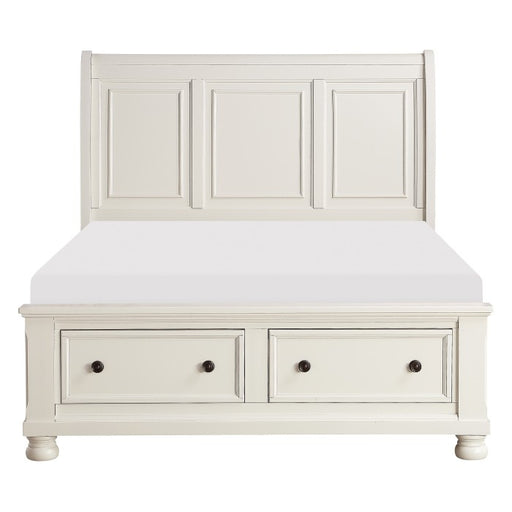 1714KW-1EK* (3)Eastern King Sleigh Platform Bed with Footboard Storage - 1714KW-1EK*