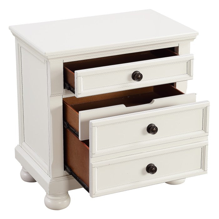1714W-4 Night Stand, Hidden Drawer - 1714W-4