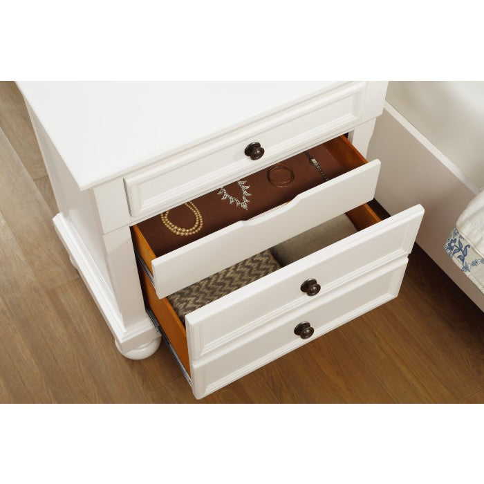 1714W-4 Night Stand, Hidden Drawer - 1714W-4