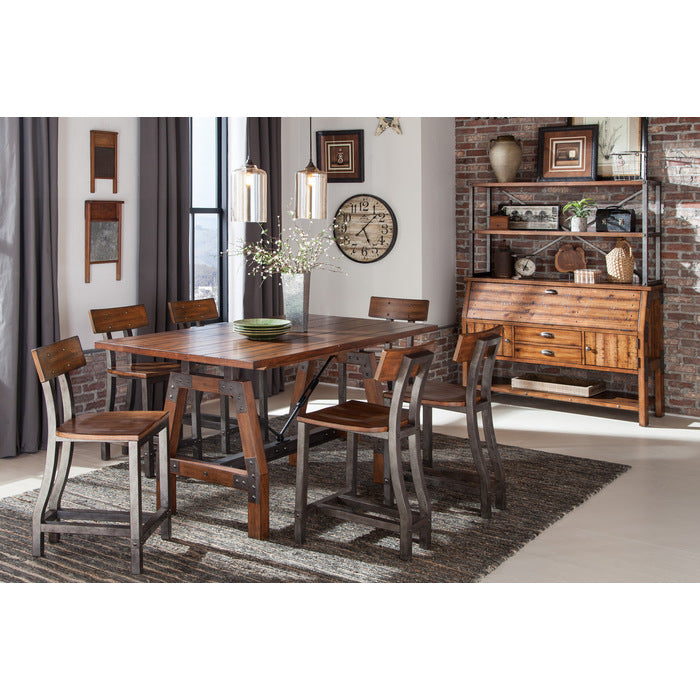 1715-24 Counter Height Chair, Set of 2 - 1715-24