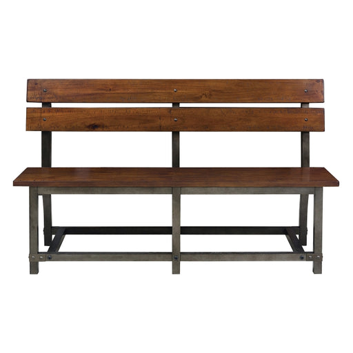 1715-24BH Counter Height Bench with Back - 1715-24BH