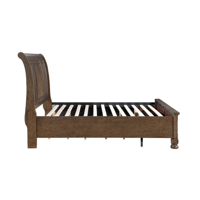 1718BR-1* (3) Queen Platform Bed with Footboard Storage - 1718BR-1*