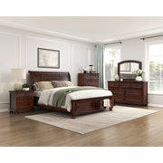 1718FNC-1* (3) Full Platform Bed with Footboard Storage - 1718FNC-1*