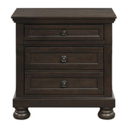 1718GY-4 Night Stand, Hidden Drawer - 1718GY-4
