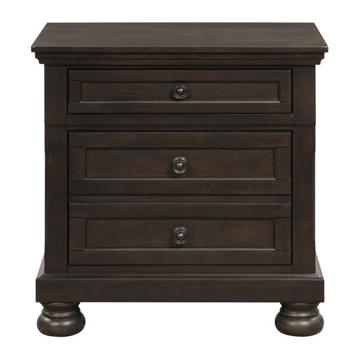 1718GY-4 Night Stand, Hidden Drawer - 1718GY-4