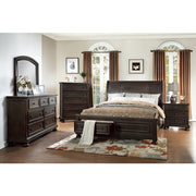 1718GY-4 Night Stand, Hidden Drawer - 1718GY-4