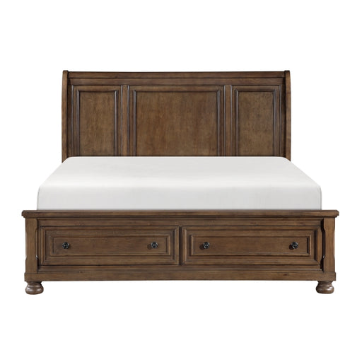 1718KBR-1CK* (3) California King Platform Bed with Footboard Storage - 1718KBR-1CK*